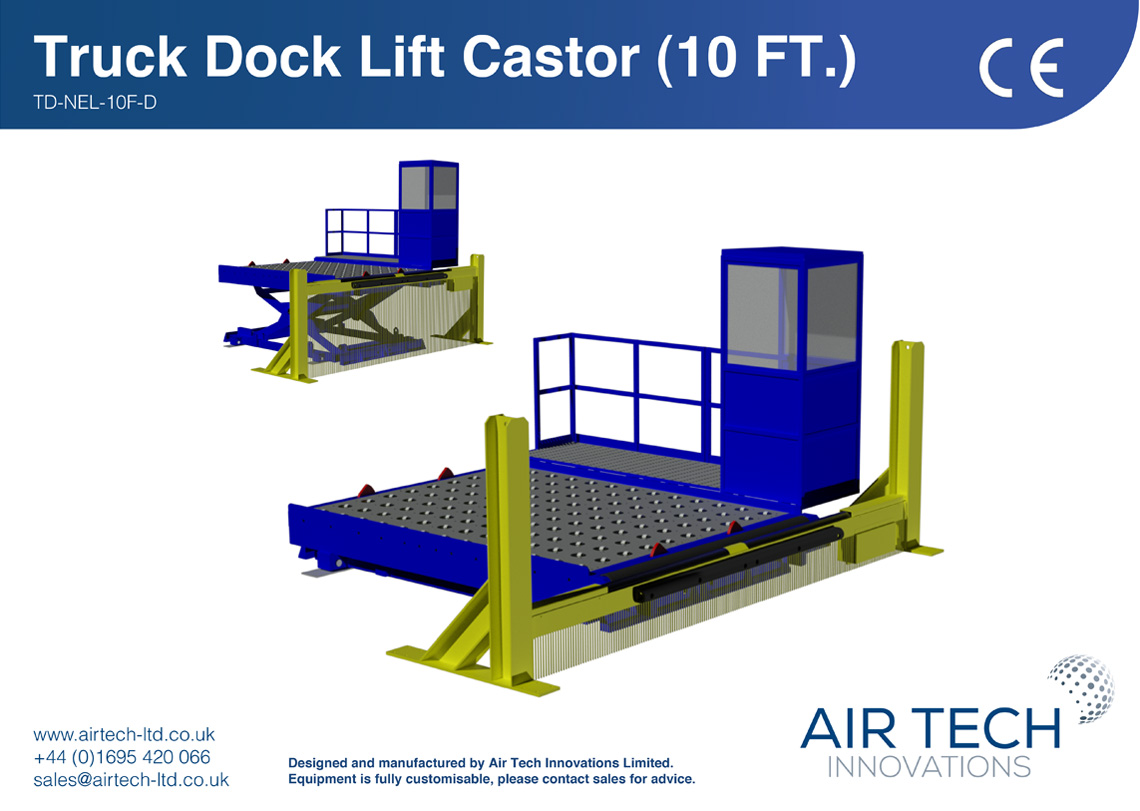 Truck Dock Lift Castor 10FT 1